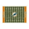 MIAMI DOLPHINS 6X8 HOMEFIELD RUG by MILLIKEN
