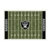 LAS VEGAS RAIDERS 6X8 HOMEFIELD RUG by MILLIKEN