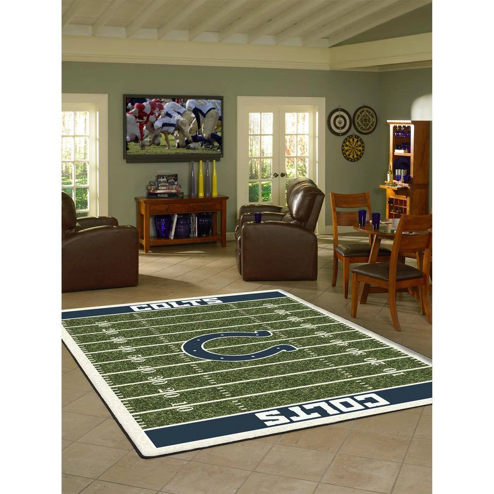 INDIANAPOLIS COLTS 6X8 HOMEFIELD RUG by MILLIKEN 2 INDIANAPOLIS COLTS 6X8 HOMEFIELD RUG by MILLIKEN - Image 2