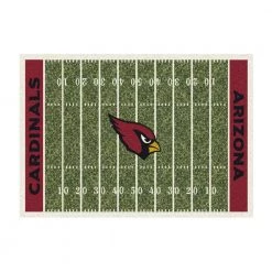 ARIZONA CARDINALS 6X8 HOMEFIELD RUG by MILLIKEN