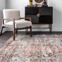 Charvi Distressed Medallion Fringe Multi 10 ft. x 14 ft. Area Rug by nuLOOM -nuLOOM Sales Store multi nuloom area rugs bdsn04a 10014 4f 1000