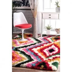 Abbey Carnival Shag Multi 8 ft. x 10 ft. Area Rug by nuLOOM 7 Abbey Carnival Shag Multi 8 ft. x 10 ft. Area Rug by nuLOOM -nuLOOM Sales Store multi nuloom area rugs bikr01a 76096 40 1000