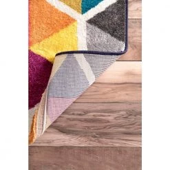 Maris Triangles Multi 8 ft. x 10 ft. Area Rug by nuLOOM -nuLOOM Sales Store multi nuloom area rugs eccr17a 8010 66 1000