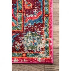 Corbett Vintage Boho Multi 5 ft. x 8 ft. Area Rug by nuLOOM 23 Corbett Vintage Boho Multi 5 ft. x 8 ft. Area Rug by nuLOOM -nuLOOM Sales Store multi nuloom area rugs kkcb11a 53077 1f 1000
