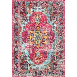 Corbett Vintage Boho Multi 5 ft. x 8 ft. Area Rug by nuLOOM
