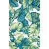 Contemporary Floral Lisa Multi 9 ft. x 12 ft. Indoor/Outdoor Area Rug by nuLOOM