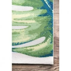 Contemporary Floral Lisa Multi 9 ft. x 12 ft. Indoor/Outdoor Area Rug by nuLOOM -nuLOOM Sales Store multi nuloom outdoor rugs hjoa04a 9012 fa 1000