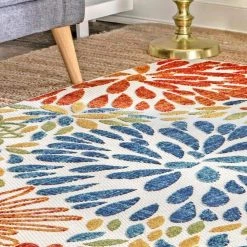 Irina Modern Bohemian Floret Multi 8 ft. x 10 ft. Indoor/Outdoor Area Rug by nuLOOM 12 Irina Modern Bohemian Floret Multi 8 ft. x 10 ft. Indoor/Outdoor Area Rug by nuLOOM -nuLOOM Sales Store multi nuloom outdoor rugs mlcl03a 8010 40 1000