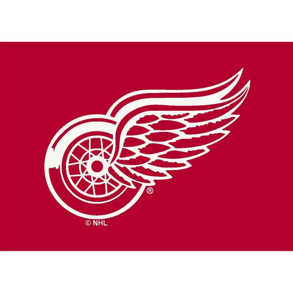Detroit Red Wings 6 ft. by 8 ft. Spriit Area Rug by MILLIKEN 1 Detroit Red Wings 6 ft. by 8 ft. Spriit Area Rug by MILLIKEN