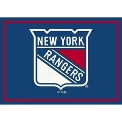 New York Rangers 6 ft. by 8 ft. Spriit Area Rug by MILLIKEN