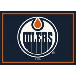Edmonton Oilers 6 ft. by 8 ft. Spriit Area Rug by MILLIKEN
