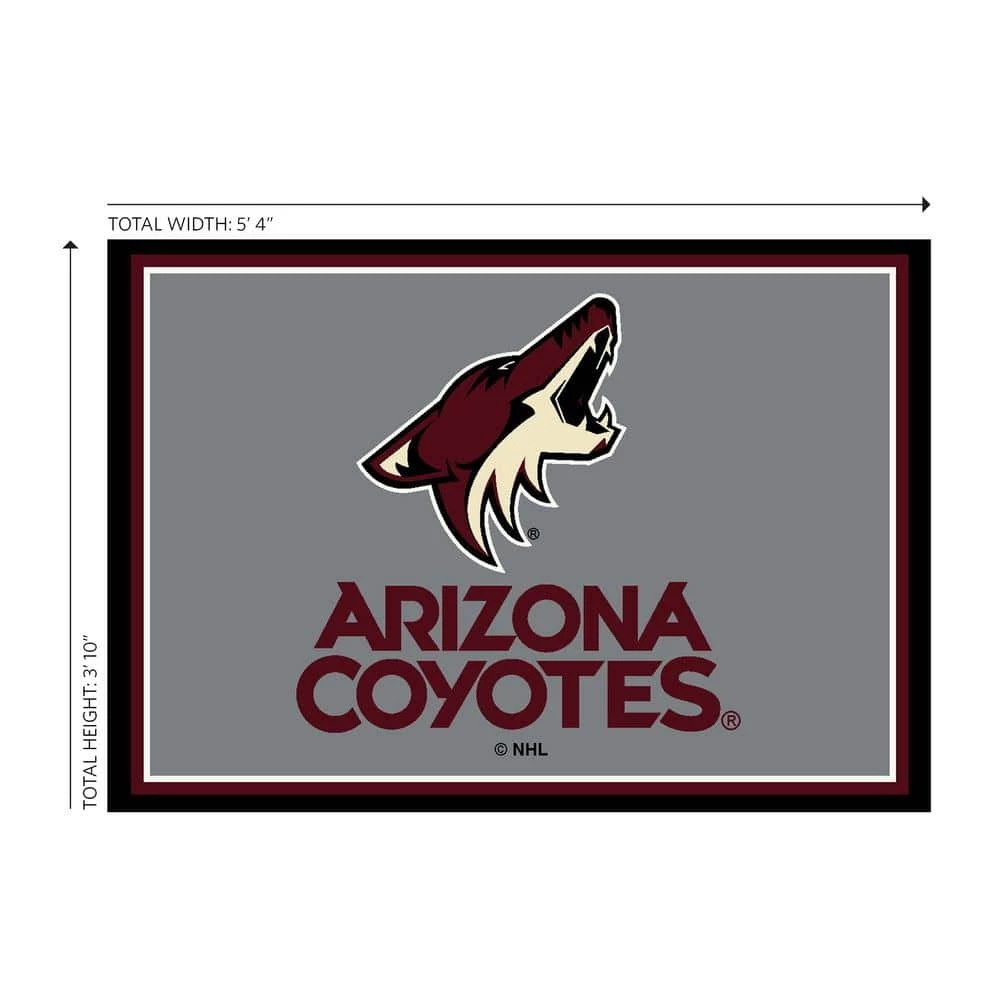 Arizona Coyotoes 6 ft. by 8 ft. Spriit Area Rug by MILLIKEN 1 Arizona Coyotoes 6 ft. by 8 ft. Spriit Area Rug by MILLIKEN