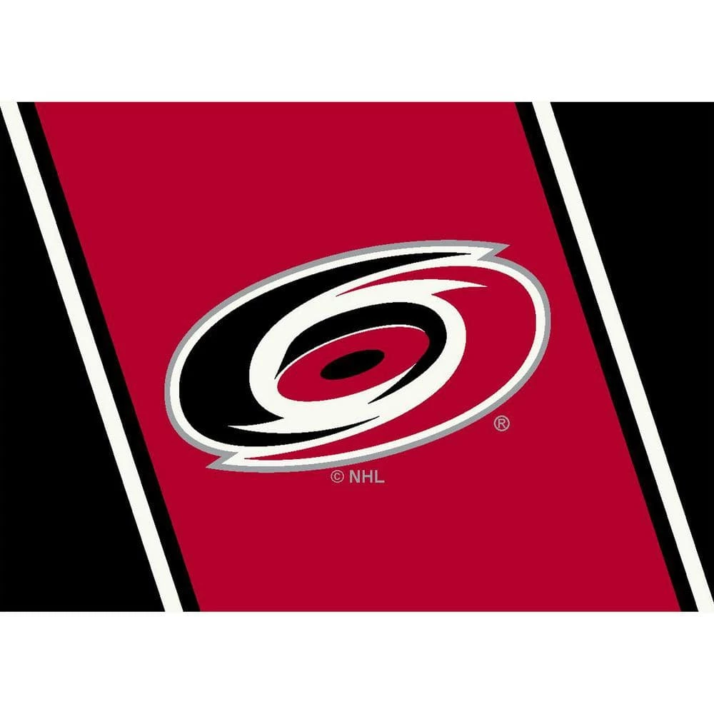 Carolina Hurricanes 6 ft. by 8 ft. Spriit Area Rug by MILLIKEN 1 Carolina Hurricanes 6 ft. by 8 ft. Spriit Area Rug by MILLIKEN