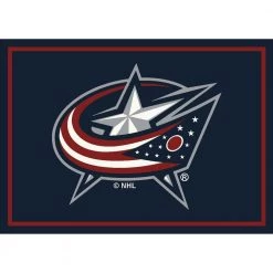 Columbus Blue Jackets 6 ft. by 8 ft. Spriit Area Rug by MILLIKEN