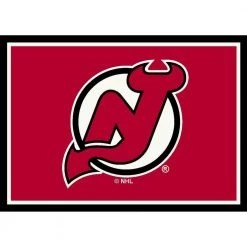 New Jersey Devils 6 ft. by 8 ft. Spriit Area Rug by MILLIKEN