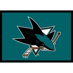 San Jose Sharks 6 ft. by 8 ft. Spriit Area Rug by MILLIKEN