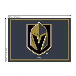 Golden Knights 6 ft. by 8 ft. Spriit Area Rug by MILLIKEN