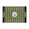 Pittsburgh Steelers 4 ft. by 6 ft. Homefield Area Rug by MILLIKEN