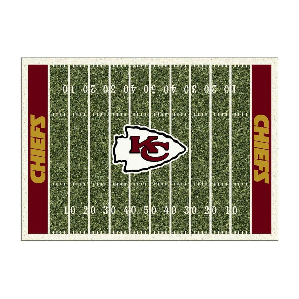 Kansas City Chiefs 4 ft. by 6 ft. Homefield Area Rug by MILLIKEN 1 Kansas City Chiefs 4 ft. by 6 ft. Homefield Area Rug by MILLIKEN