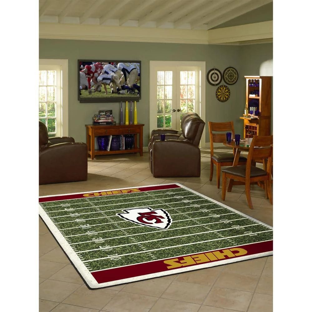 Kansas City Chiefs 4 ft. by 6 ft. Homefield Area Rug by MILLIKEN 2 Kansas City Chiefs 4 ft. by 6 ft. Homefield Area Rug by MILLIKEN - Image 2