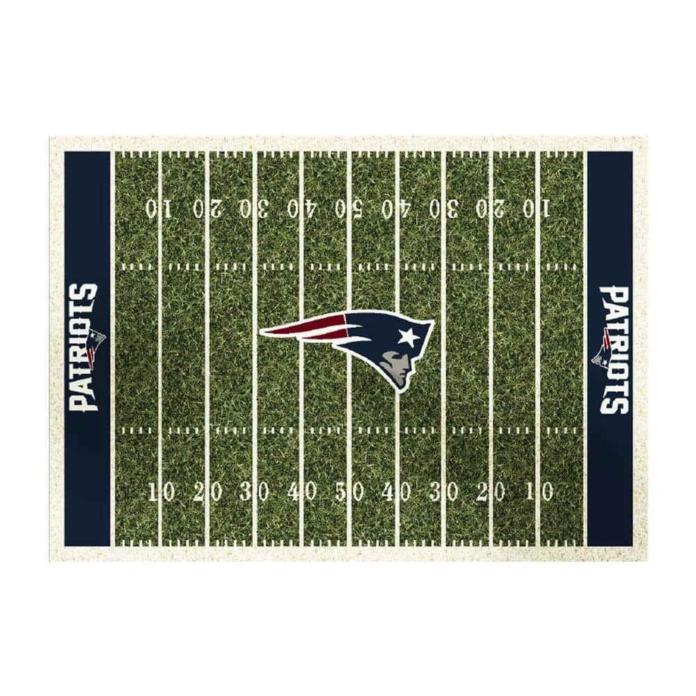 New England Patriots 4 ft. by 6 ft. Homefield Area Rug by MILLIKEN 1 New England Patriots 4 ft. by 6 ft. Homefield Area Rug by MILLIKEN