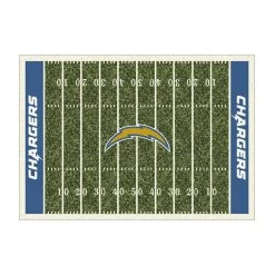 nuLOOM Sales Store 29 Los Angeles Chargers 4 ft. by 6 ft. Homefield Area Rug by MILLIKEN