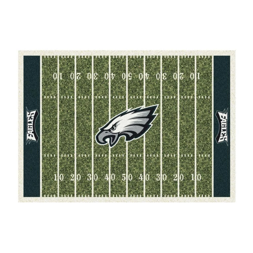 Philadelphia Eagles 4 ft. by 6 ft. Homefield Area Rug by MILLIKEN 1 Philadelphia Eagles 4 ft. by 6 ft. Homefield Area Rug by MILLIKEN