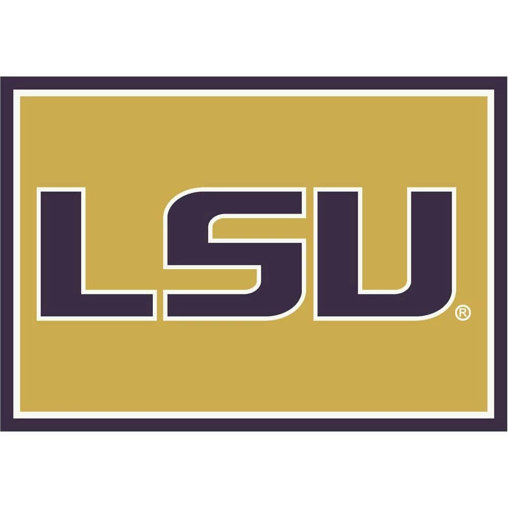 LSU 4 ft. by 6 ft. Spirit Area Rug by MILLIKEN 1 LSU 4 ft. by 6 ft. Spirit Area Rug by MILLIKEN