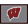 University of Wisconsin 4 ft. by 6 ft. Spirit Area Rug by MILLIKEN