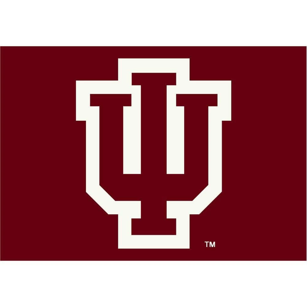 Indiana University 4 ft. by 6 ft. Spirit Area Rug by MILLIKEN 1 Indiana University 4 ft. by 6 ft. Spirit Area Rug by MILLIKEN