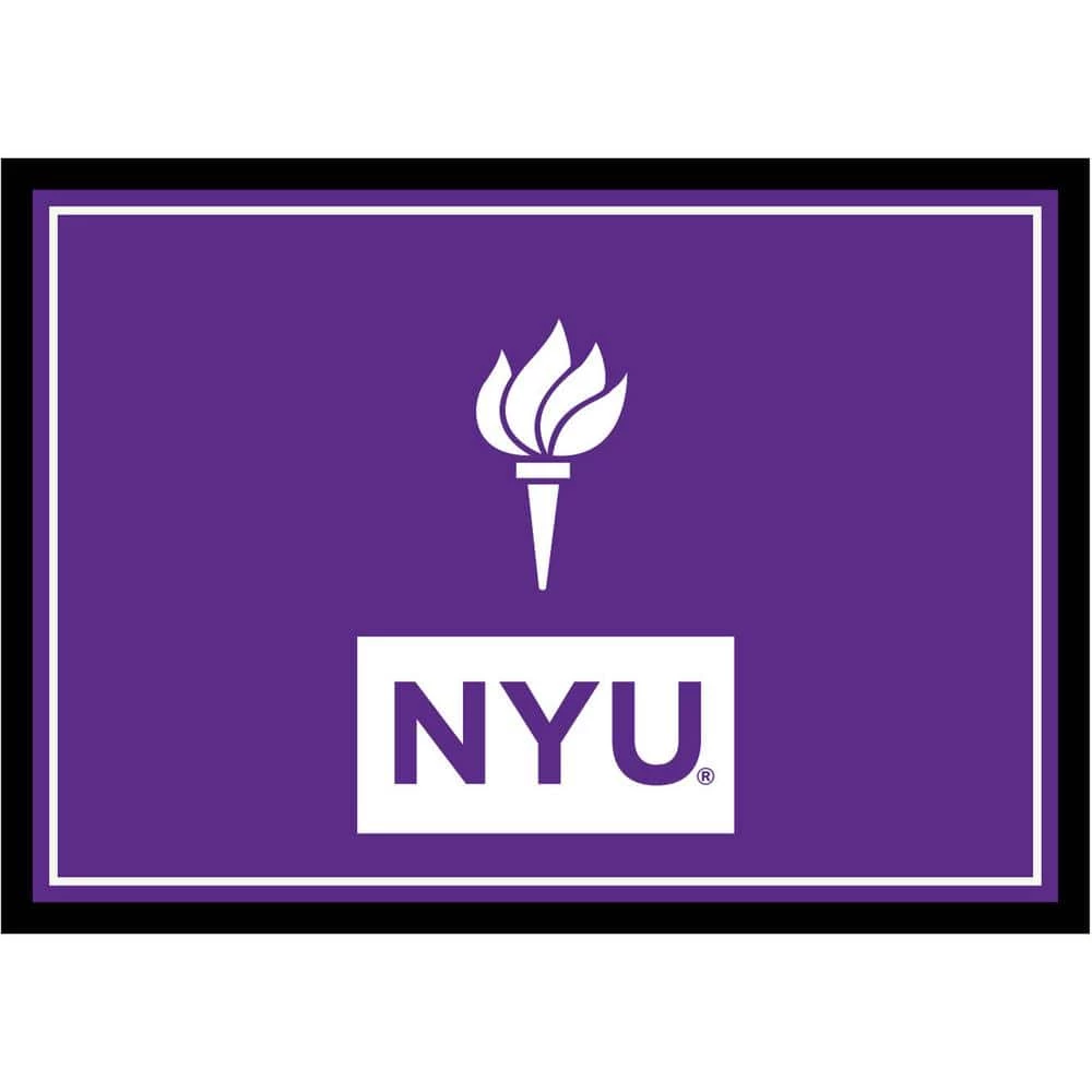 New York University 4 ft. by 6 ft. Spirit Area Rug by MILLIKEN 1 New York University 4 ft. by 6 ft. Spirit Area Rug by MILLIKEN