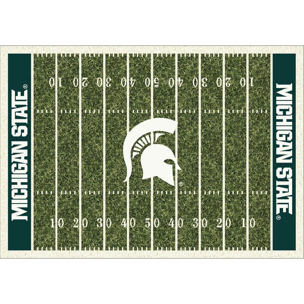 Michigan State 4 ft. by 6 ft. Homefield Area Rug by MILLIKEN 1 Michigan State 4 ft. by 6 ft. Homefield Area Rug by MILLIKEN