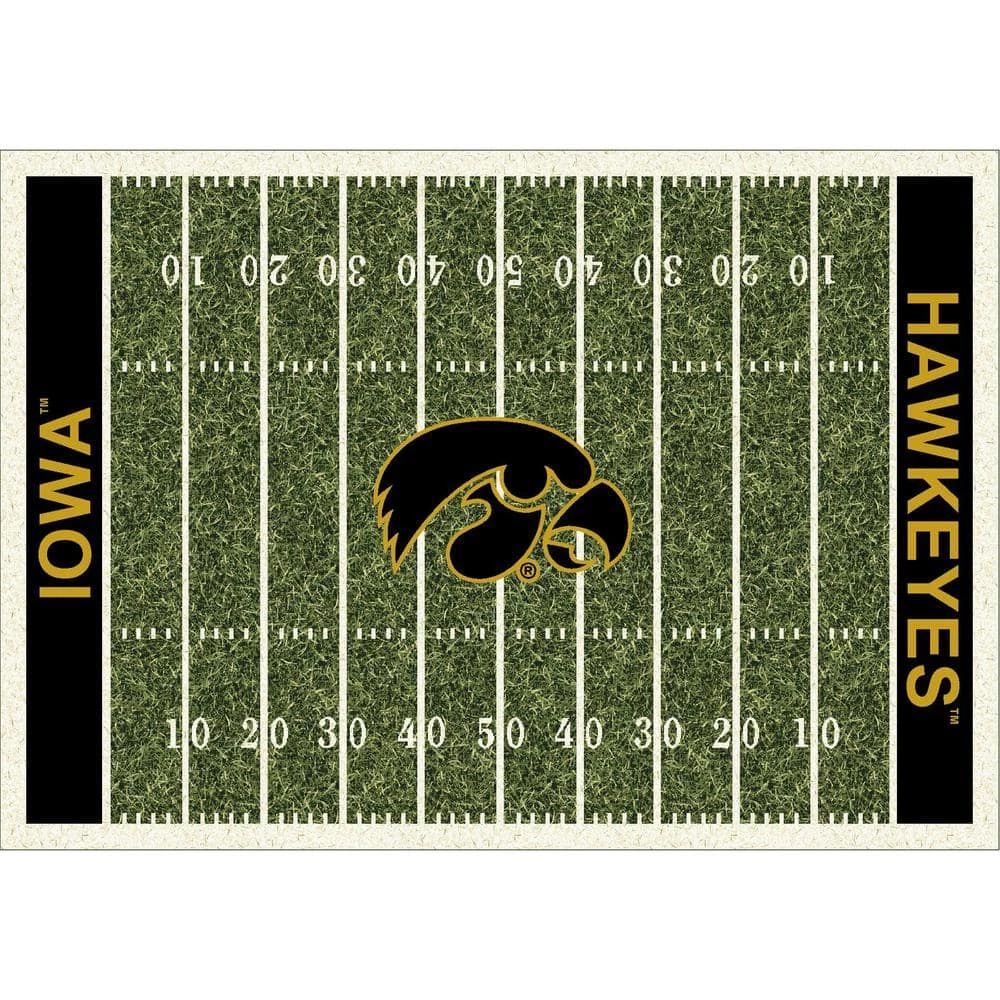 University of Iowa 4 ft. by 6 ft. Homefield Area Rug by MILLIKEN 1 University of Iowa 4 ft. by 6 ft. Homefield Area Rug by MILLIKEN