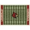 University of Louisville 4 ft. by 6 ft. Homefield Area Rug by MILLIKEN
