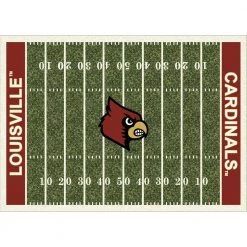 University of Louisville 4 ft. by 6 ft. Homefield Area Rug by MILLIKEN