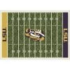 Louisiana State University 6 ft. x 8 ft. Homefield Area Rug by MILLIKEN