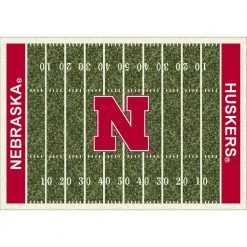 University Of Nebraska 6 ft. x 8 ft. Homefield Area Rug by MILLIKEN