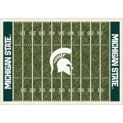 Michigan State 6 ft. x 8 ft. Homefield Area Rug by MILLIKEN