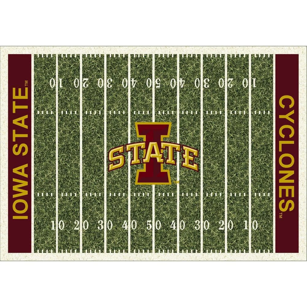 Iowa State University 6 ft. x 8 ft. Homefield Area Rug by MILLIKEN 1 Iowa State University 6 ft. x 8 ft. Homefield Area Rug by MILLIKEN