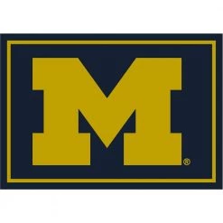 University Of Michigan 6 ft. x 8 ft. Spirit Area Rug by MILLIKEN