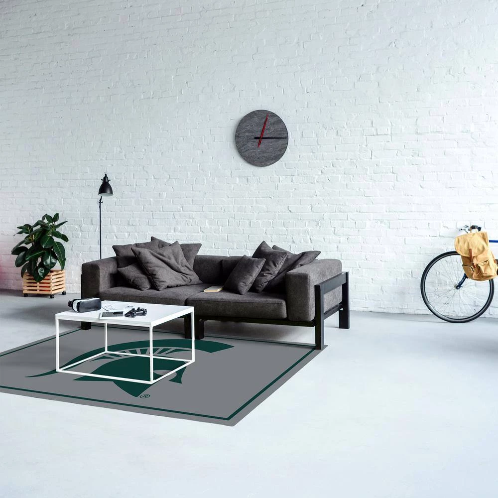 Michigan State 6 ft. x 8 ft. Spirit Area Rug by MILLIKEN 2 Michigan State 6 ft. x 8 ft. Spirit Area Rug by MILLIKEN - Image 2