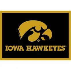University Of Iowa 6 ft. x 8 ft. Spirit Area Rug by MILLIKEN