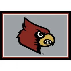 University Of Louisville 6 ft. x 8 ft. Spirit Area Rug by MILLIKEN