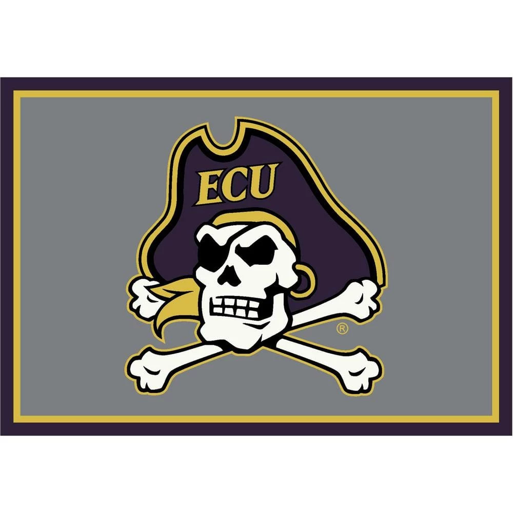 Eastern Carolina University 6 ft. x 8 ft. Spirit Area Rug by MILLIKEN 1 Eastern Carolina University 6 ft. x 8 ft. Spirit Area Rug by MILLIKEN