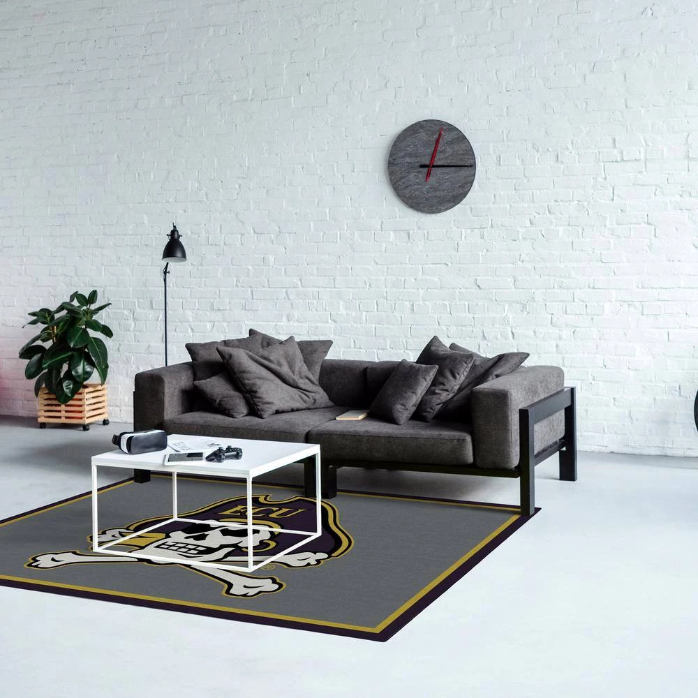 Eastern Carolina University 6 ft. x 8 ft. Spirit Area Rug by MILLIKEN 2 Eastern Carolina University 6 ft. x 8 ft. Spirit Area Rug by MILLIKEN - Image 2