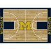 Michigan 4 ft. by 6 ft. Courtside Area Rug by MILLIKEN