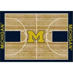 Michigan 4 ft. by 6 ft. Courtside Area Rug by MILLIKEN