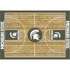 Michigan State 4 ft. by 6 ft. Courtside Area Rug by MILLIKEN