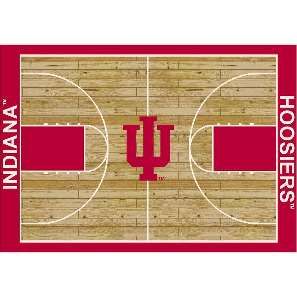 Indiana 4 ft. by 6 ft. Courtside Area Rug by MILLIKEN 1 Indiana 4 ft. by 6 ft. Courtside Area Rug by MILLIKEN