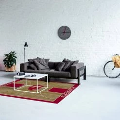 Indiana 4 ft. by 6 ft. Courtside Area Rug by MILLIKEN 3 Indiana 4 ft. by 6 ft. Courtside Area Rug by MILLIKEN -nuLOOM Sales Store multiple milliken sports rugs imp 553 3029 e1 1000